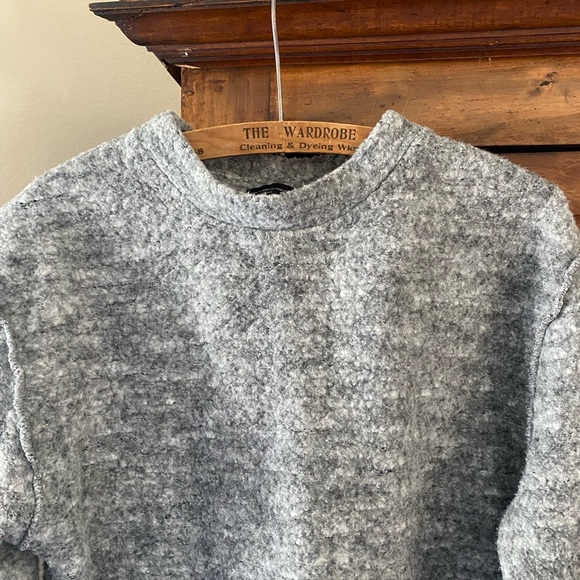 Zara Trafaluc Fall-Winter Collection Grey High Neck Sweater - Picture 3 of 14